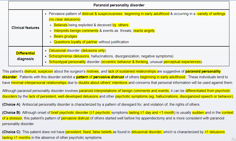 Paranoid Personality Disorder Vs Delusional