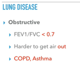 Respiratory - Restrictive   Obstructive Lung Diseases (*pfts Obstructive…