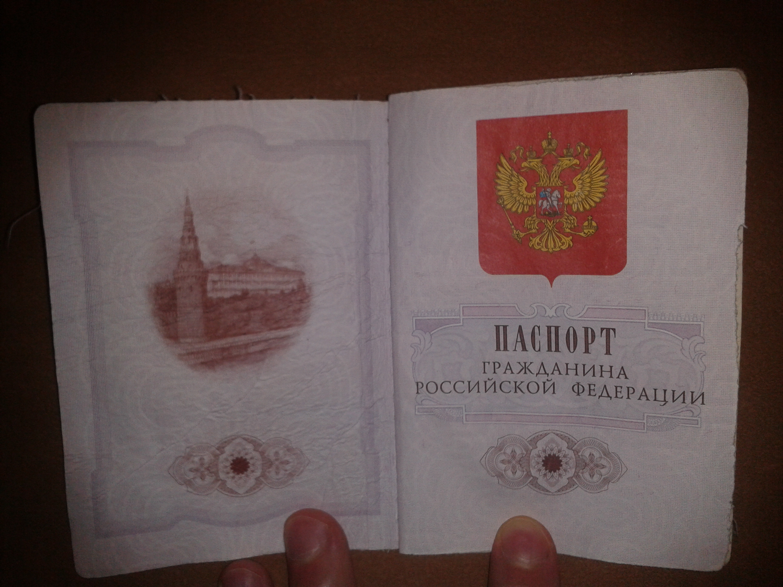 Страницы паспорта